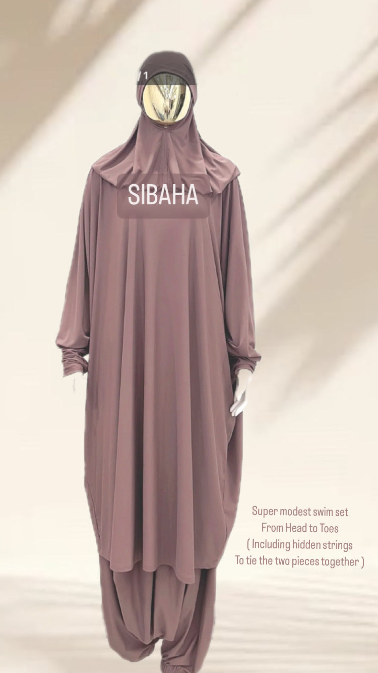 NEW BURKINI SPORTY SWIM SET SIBAHA