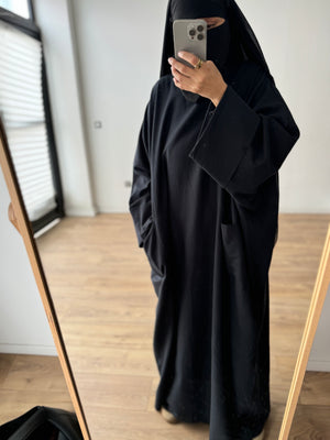 ABAYA CARGO ALAÏA POCKETS