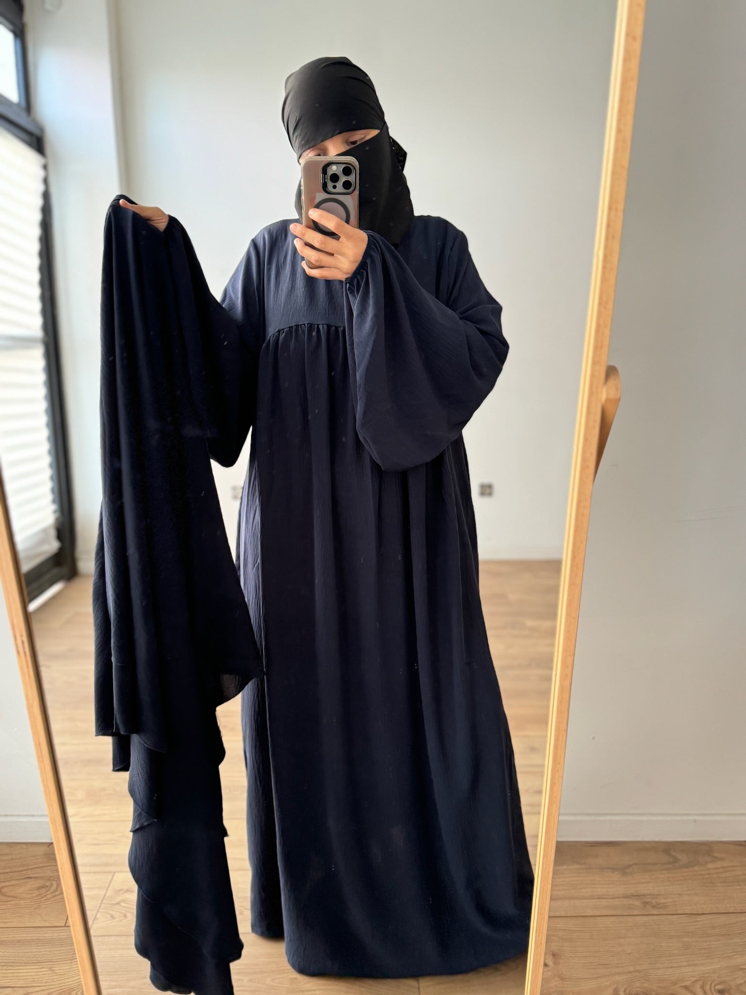 ABAYA + KHIMAR 2 LAYERS SET