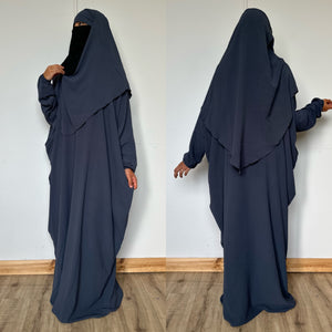 THE SIMPLY HAYYA SET (butterfly abaya + Khimar )