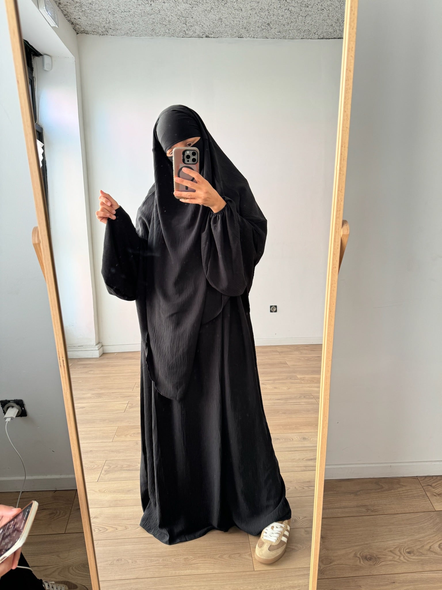 ABAYA + KHIMAR 2 LAYERS SET