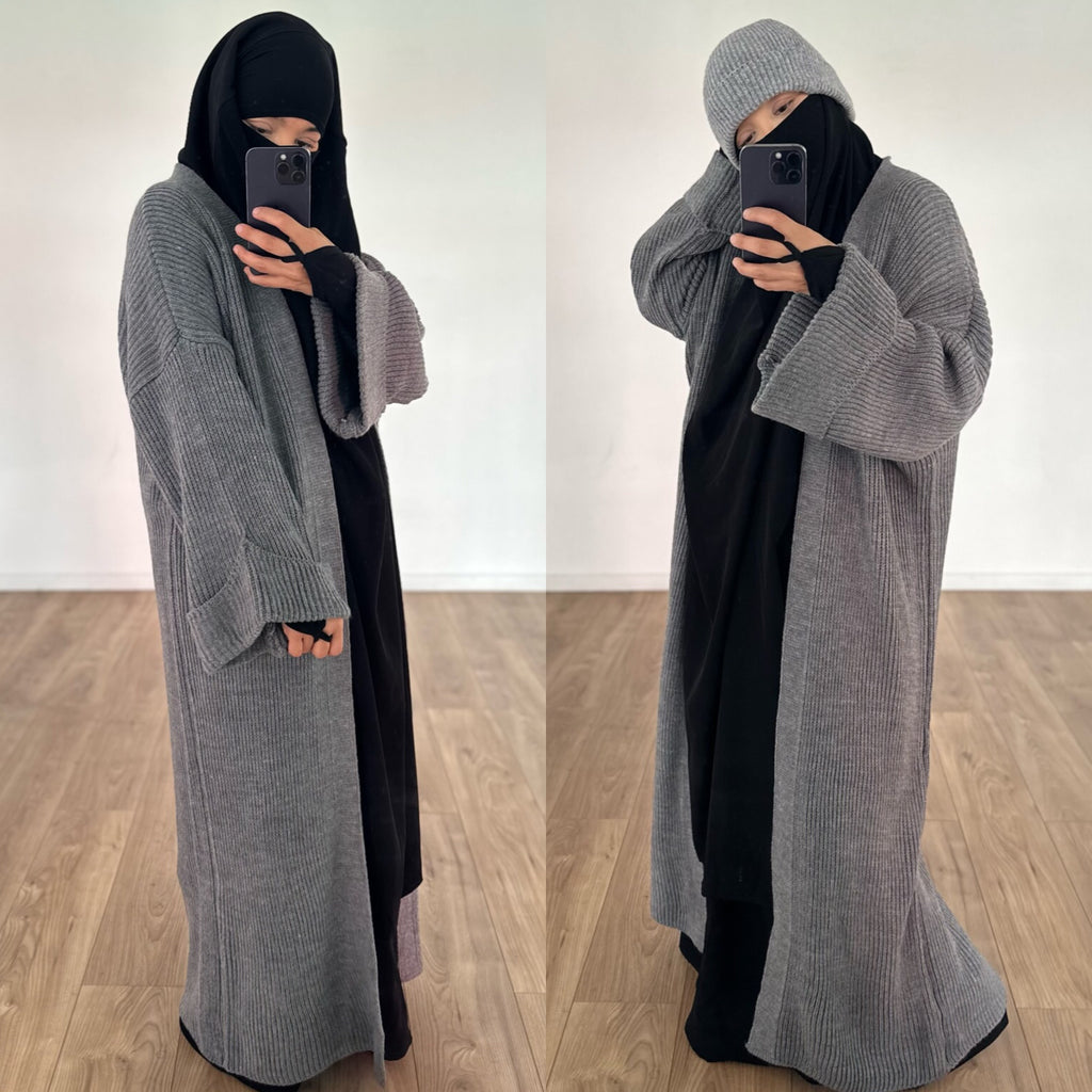 ModestClothingStudio Mahira Women's 2 Piece Hijab Knitwear Suit