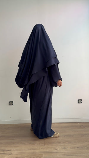 ABAYA + KHIMAR 2 LAYERS SET