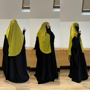 AL MASTURAH OPENED SIDES KHIMAR (3 lengths / all colours )