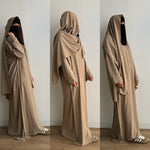 New ! SET ABAYA + SCARF AWAL (all colours)