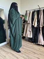 AL MASTURAH ABAYA ZIPP DELUXE ( all colours)