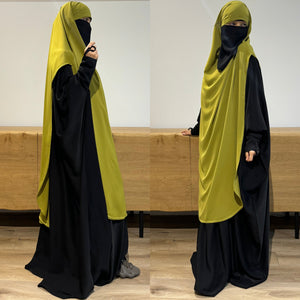 AL MASTURAH OPENED SIDES KHIMAR (3 lengths / all colours )