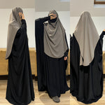 AL MASTURAH OPENED SIDES KHIMAR (3 lengths / all colours )