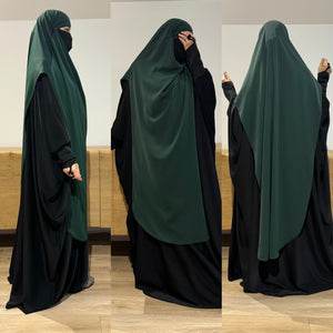 AL MASTURAH OPENED SIDES KHIMAR (3 lengths / all colours )