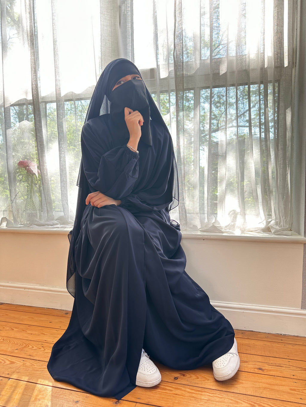 LAYLAH SET 2.0 ABAYA & KIMONO & HIJAB ( all colours /3 sizes )