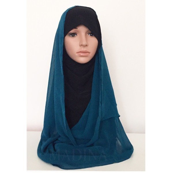 INSTANT HIJAB ELEGANCIA Ninja scarf + Veil