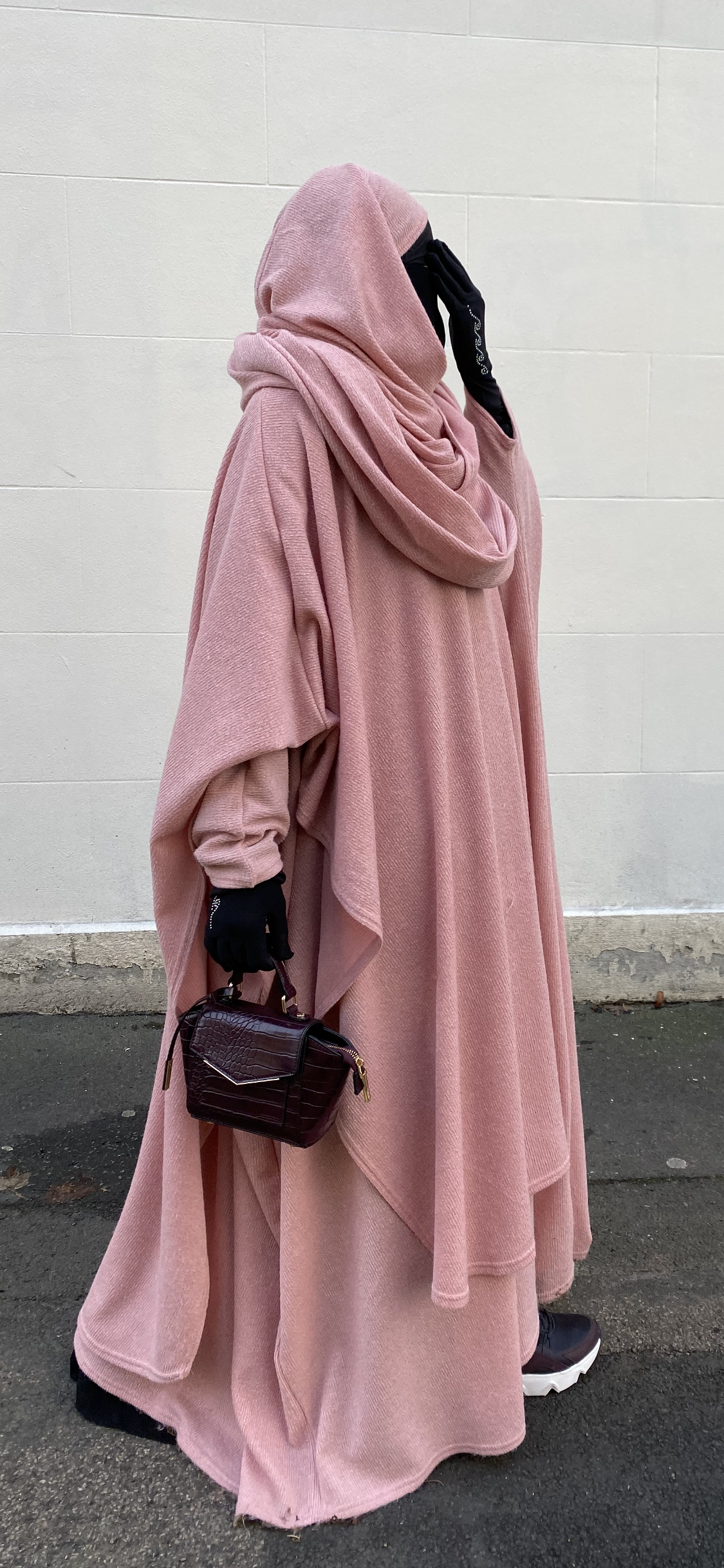 SHATTA HIJAB /SNOOD KNIT Pink